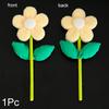 1PC Plush Fabric Flower Creative Fabric Flower Desktop Decoration Fake Flowers Flower Branch Ornaments 23cm