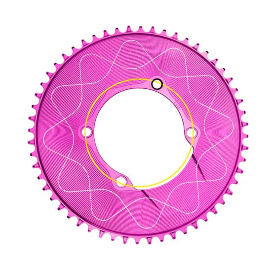 Motor Sprocket Heavy Duty Aluminum Alloy Chainring 40T To 58T Waterproof Rustproof Tooth Disc Replacement for Road Bike