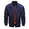Men's Relaxed-Fit Casual Workwear Baseball Jacket Long-Sleeve Outerwear