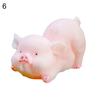 Desktop Resin Pig Model Figurine Sculpture DIY Craft Keychain Car Home Decor
