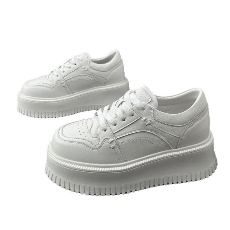 Literary Spring Little White Shoes, Muffin Soles, Student Board Shoes, New Trendy Small Sports Shoes