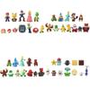 48pcs Super Mario Bros Luigi Action Figures Set Cake Decor Ornaments No Toxic No Fading