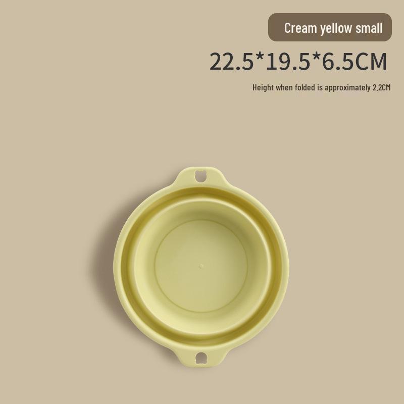 Portable Foldable Washbasin for Dorms, Outdoor Travel, and Household Use