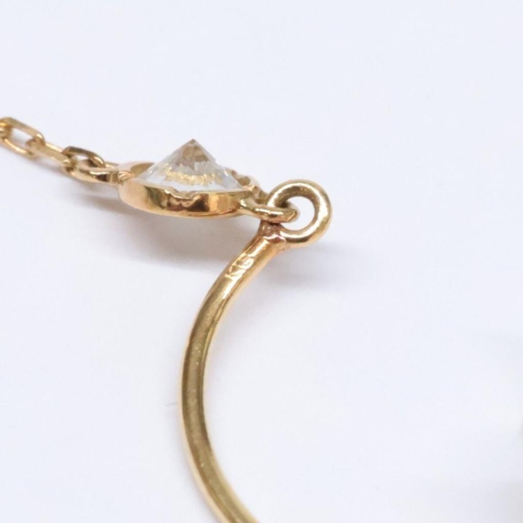 AHKAH [Excellent Condition] VC1064010400 K18 Nude Diamond Sunk Single Earring Earring Yellow GoldUsed