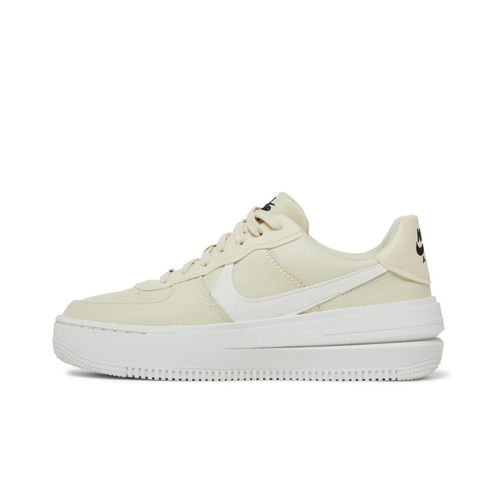 Nike Womens Air Force 1 PLT.AF.ORM 'Fossil' (women's sizes) Fossil / Sail / Summit White / Black Skateboard Shoes DJ9946 200