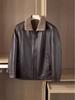 Men's Leather Jacket for Winter and Autumn - Thick Velvet Lining, Casual & Warm 