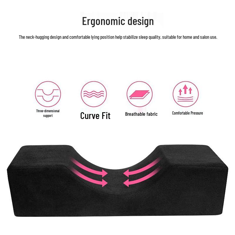 U-Shaped Eyelash Beauty Pillow for False Eyelash Grafting