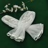 Elegant Lace Embroidery Flower Bridal Arm Sleeves Comfortable Mesh Decorative Sleeves For Wedding Ceremony PhotoShoots