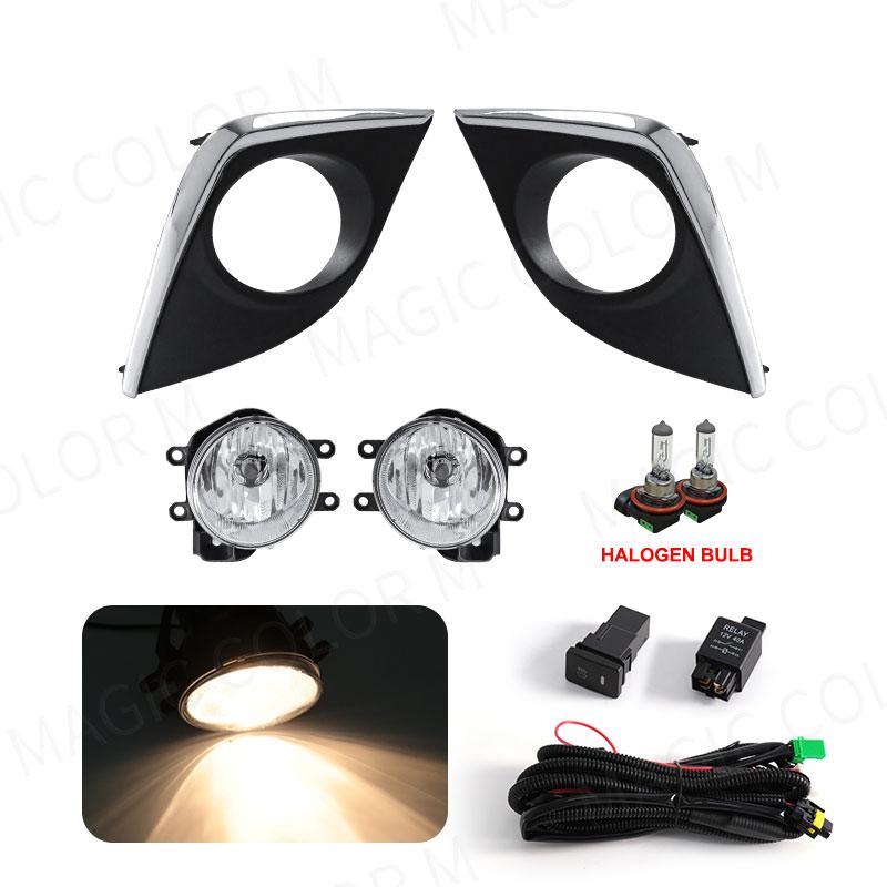 For Toyota Corolla Altis CE ECO L LE 2014 2015 2016 US Version LED Fog Lamp DRL Daytime Running Lights Car Headlight Halogen 12V