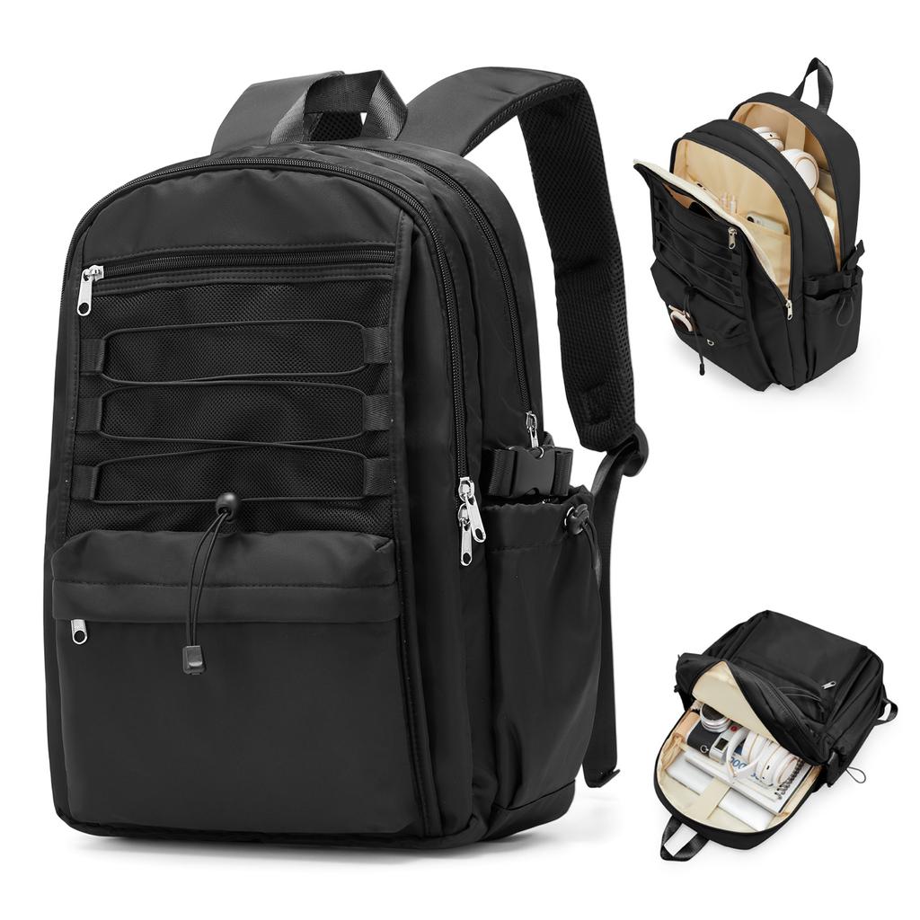 Unisex Lightweight Students School Backpack, Large Capacity Multiple Compartments College Laptop Travel Backpack, Teens Bookbag