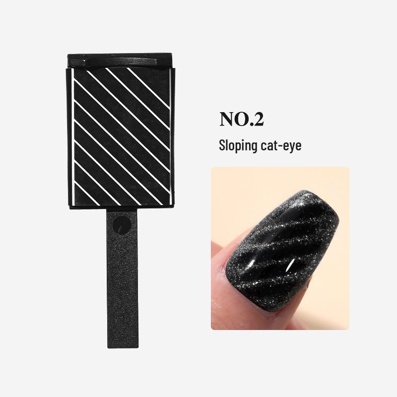 Nail Art Fancy Cat Eye Gel Magnet - Strong Heart Wave Pattern Tool