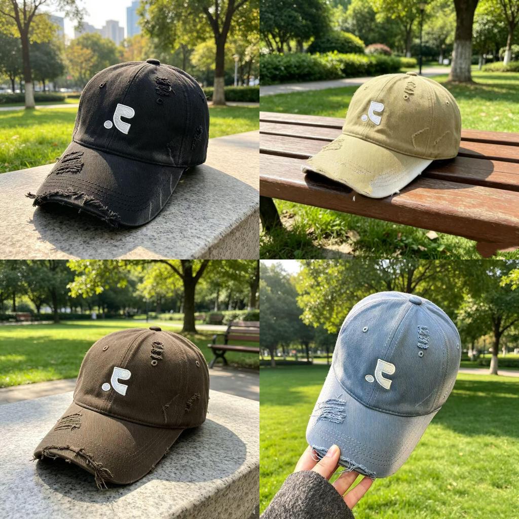 Classic Embroidered Baseball Cap With Sun Protection For Casual Men And Women