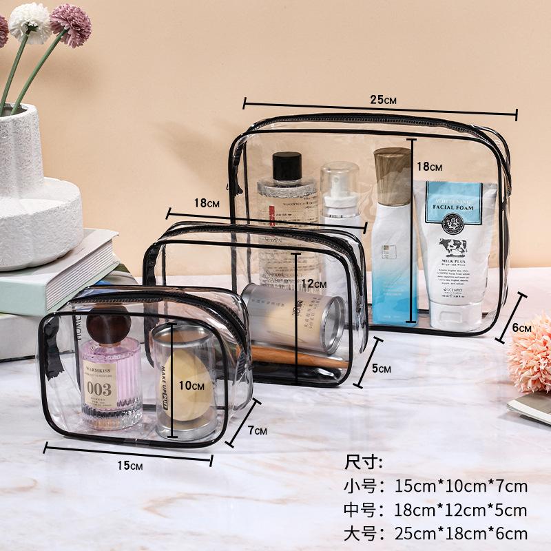 Transparent Cosmetic Storage Bag Liquid Makeup Bag for Air Travel Sealed Luggage Organizer Boarding Aircraft Storage Bag