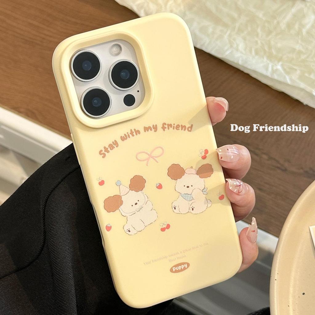 Cartoon Welpen Handyhülle passend für Apple Handys