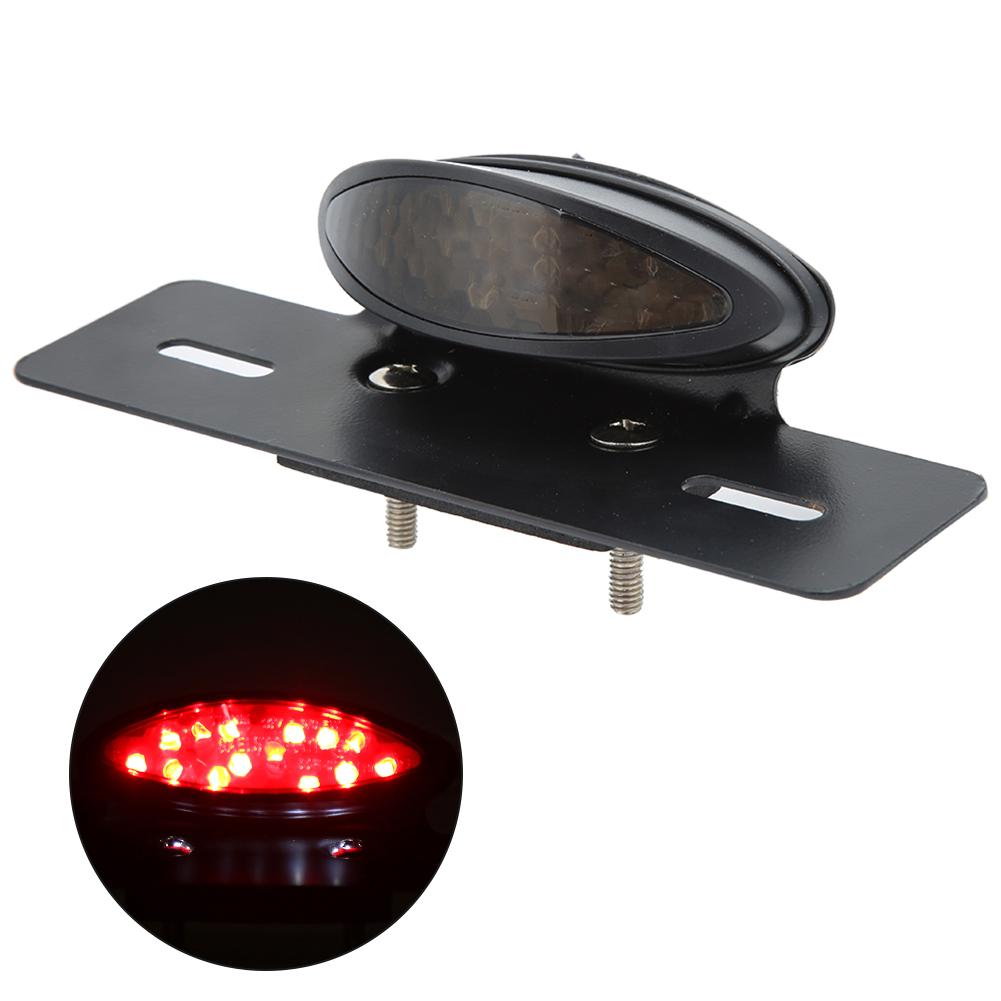 12V Motorcycle Brake Tail Light LED Rear Lamp Modified Accessory