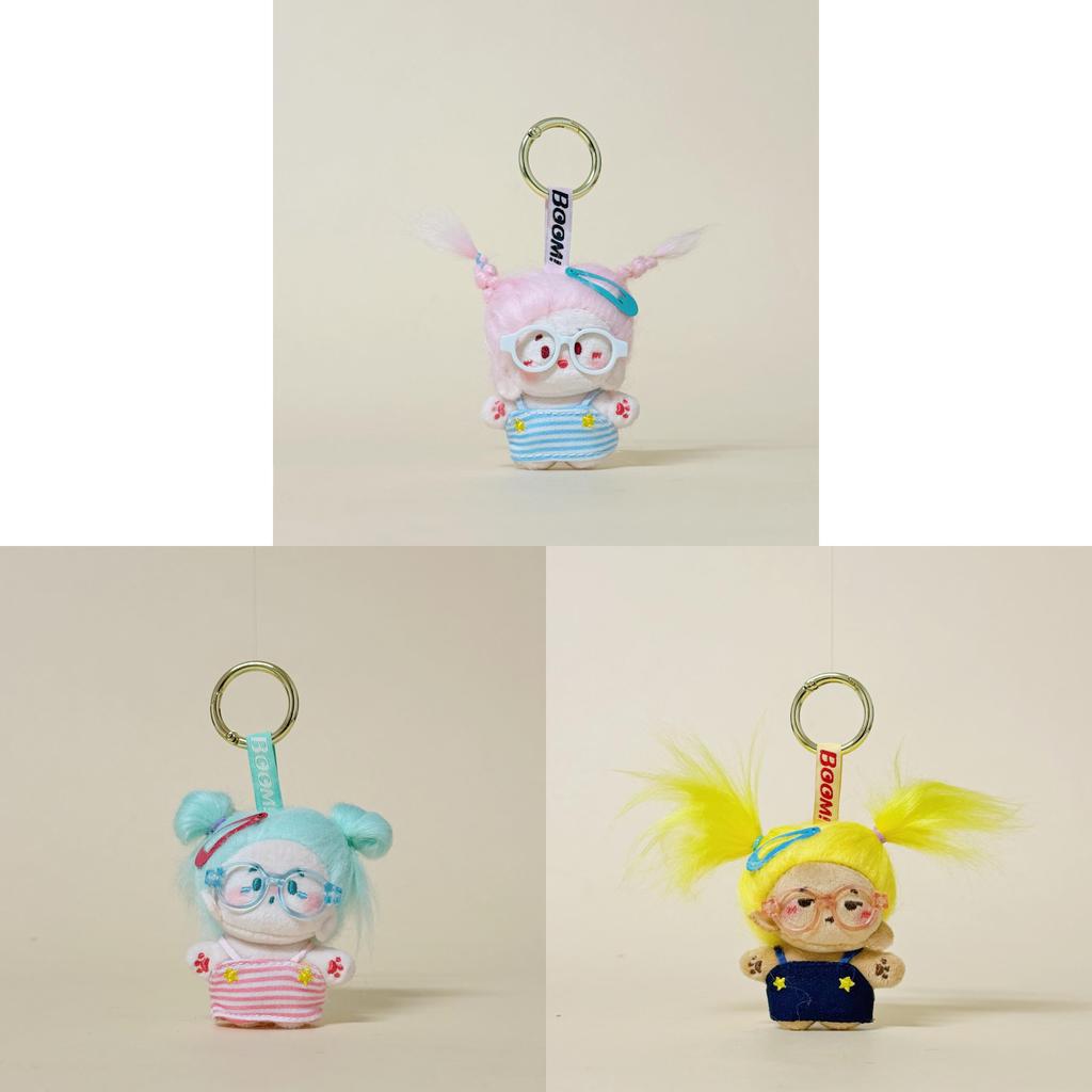 Dolls Plush Keyring With Durable Resin And Fun Design For Gift Giving