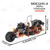 Creative Series Motorcycle Model MOC Building Blocks Game Anime Movie Series Action Figure Vehicle Assembly Bricks Toys For Kids