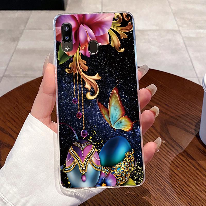 Hülle Für Samsung A20e A202F Hülle A40 A405F Ästhetisch Mode Süße Katze Transparente Rückseite Für Samsung Galaxy A40 Handyhülle