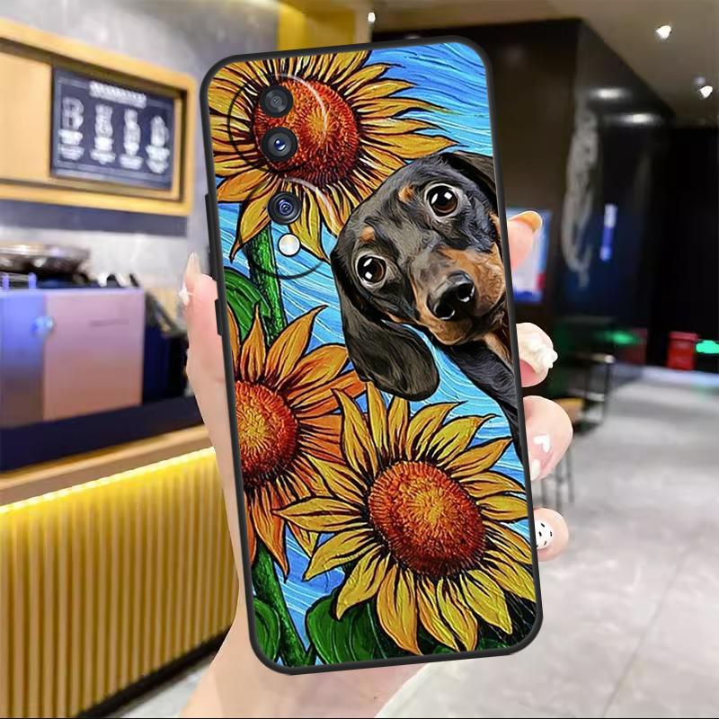 Dachshund Dog Animal For Honor Magic 8 7 6 5 Lite Case For Honor 200 400 Pro 50 70 90 X8c X8b X9a X9b X9c Win RT