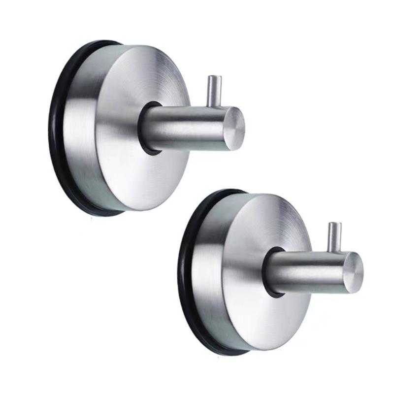 Strong Suction Cup Hook for Holiday Wreaths Bathroom Kitchen Waterproof Stainless Steel Wall Hangers