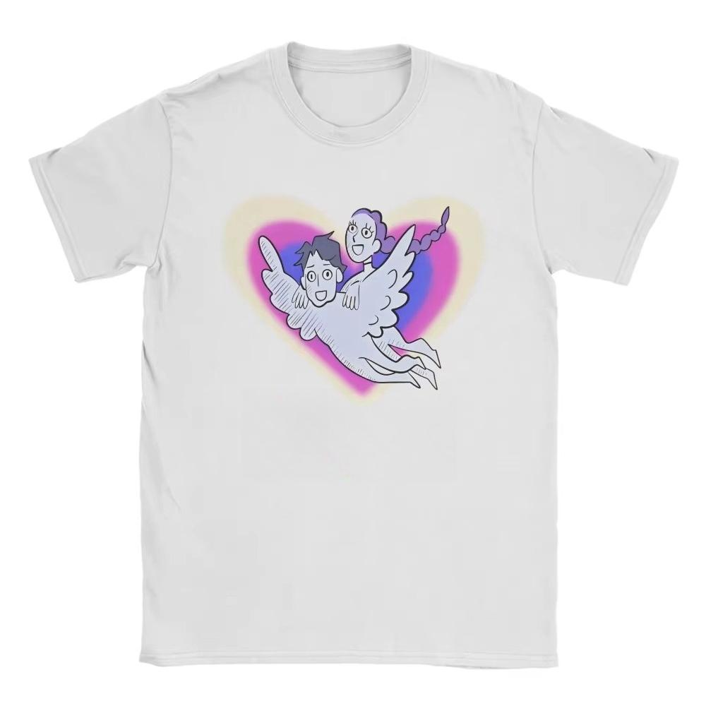 

Streetwear T Shirt Summer Derpy Rujinu Hippie Men Women T Shirt Kpop Demon Hunters Cotton Tee for Couple Y2K Basic Cheap Clothes S