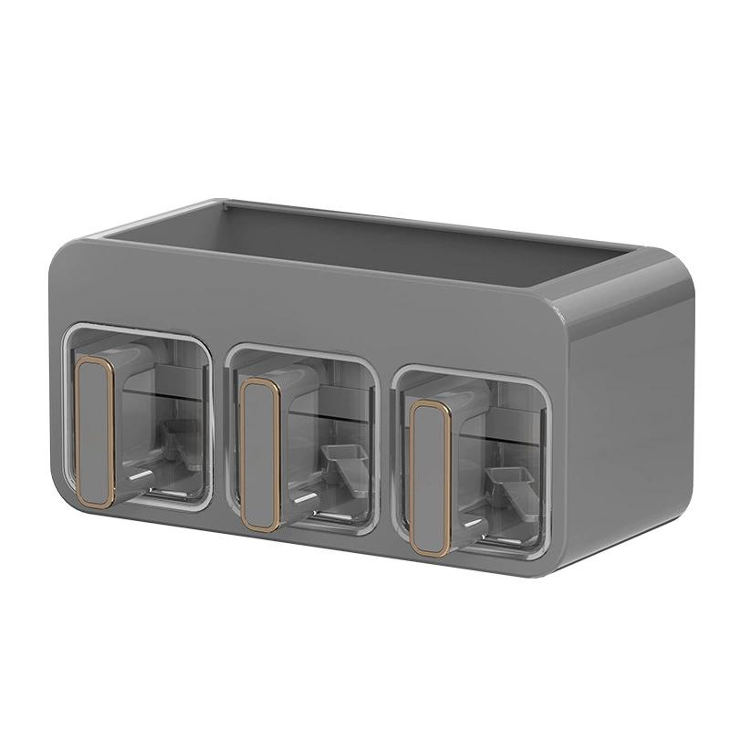 Organizador de especias para cocina, estante de almacenamiento de pared sin taladros para condimentos
