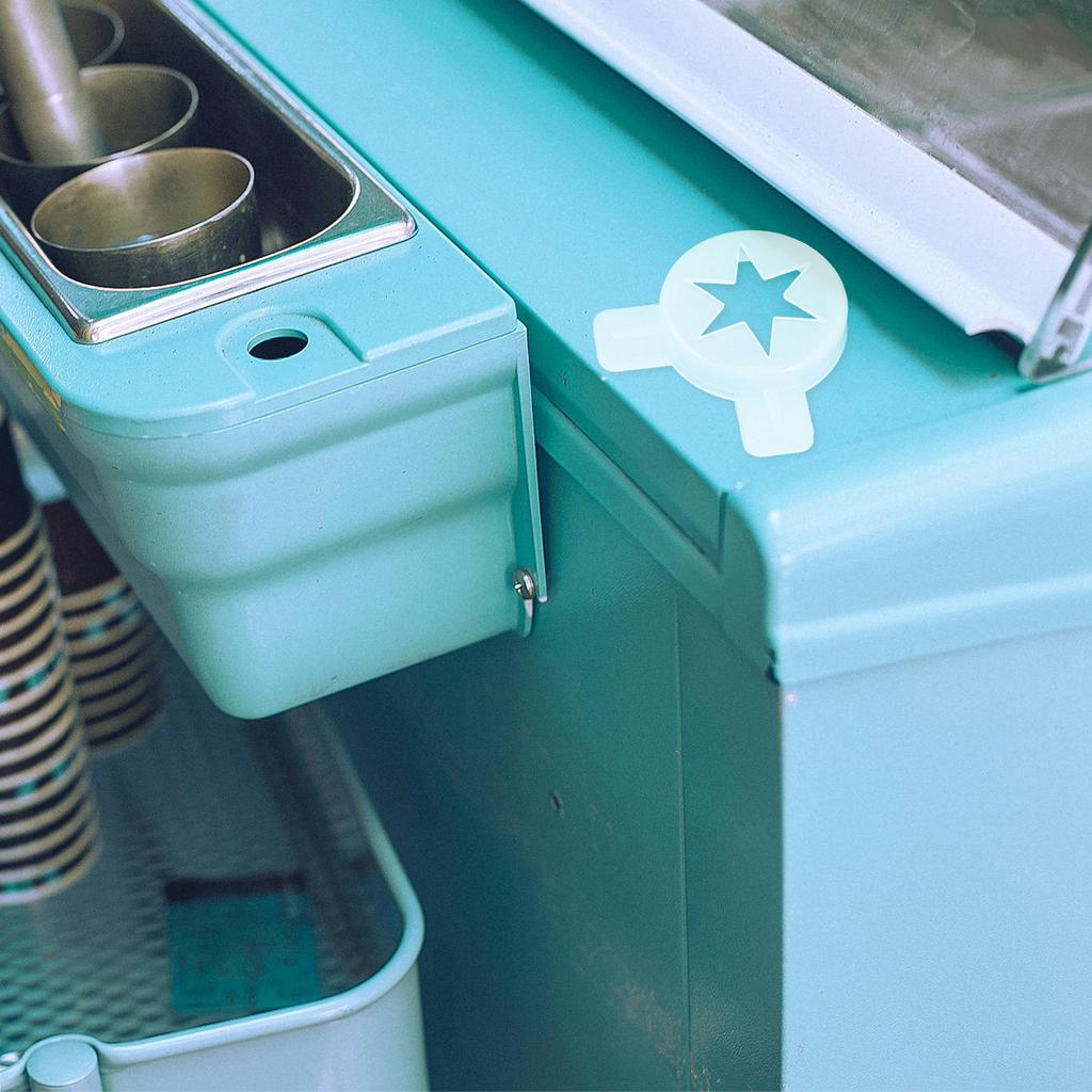 4Pcs Ice Cream Machine Nozzles Commercial Shaping Tips Reusable Piping Decoration Accessories for Restaurant Dessert Shop 6
