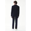 H M Regular Fit Suit Pants Navy Blue