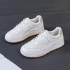 Spring 2023 Women's Flat Heel White Sports Shoes: Versatile, Plus Size (41-43), Celebrity Style