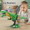 Duży spray mechaniczne dinozaury ze skrzydłem Cartoon elektroniczny spacer model zwierzęcia Dinosaurio juguete Robot pterozaury zabawki dla dzieci