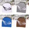 Urban Fashion Skull Hand Knit Hat Without Brim With Thermal Acrylic For Teens And Adults