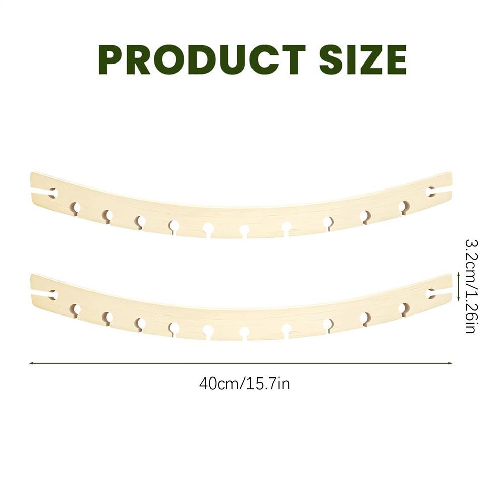 New 2 Pieces Detachable Hammock Spreader Bars Wooden durable portable Enhance comfort Hammock Bars Outdoor Hanging