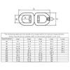 1Pcs Eye Connectors 8 Ring Hook 304 Stainless Steel M4 M5 M6 M8 Carabiner Clasp Universal 4mm 5mm 6mm 8mm Marine Anchor Swivel