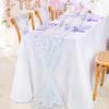 Extended Iridescent Sequin Table Runner Glitter Table Cloth Gorgeous Table Cover  Wedding