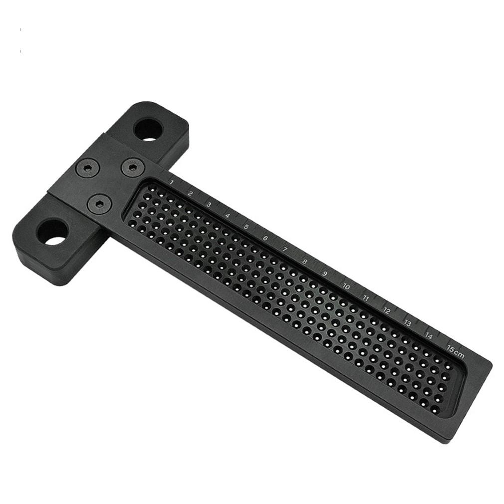 Black Aluminum Alloy T Ruler Woodworking Ruler