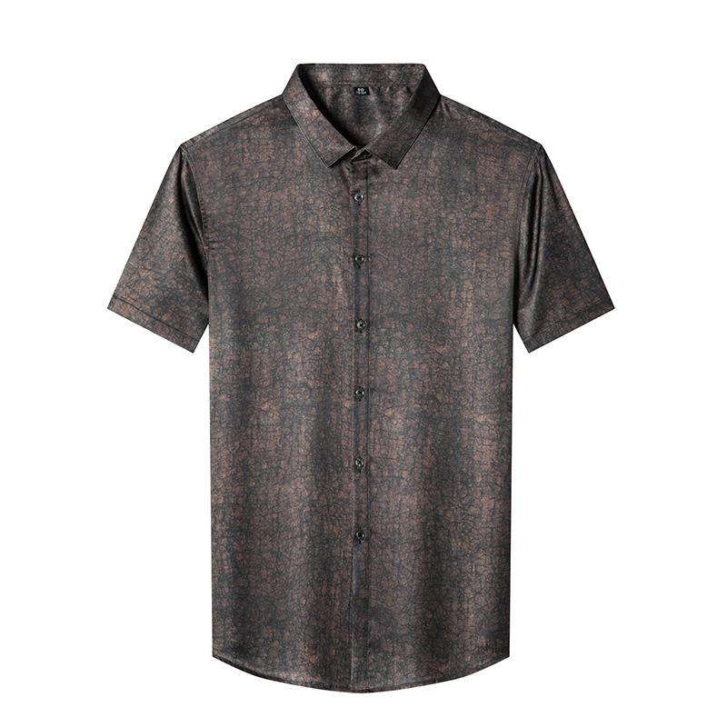 Летняя мужская рубашка с коротким рукавом — фото 4