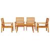 5 Piece Garden Lounge Set Solid Acacia Wood