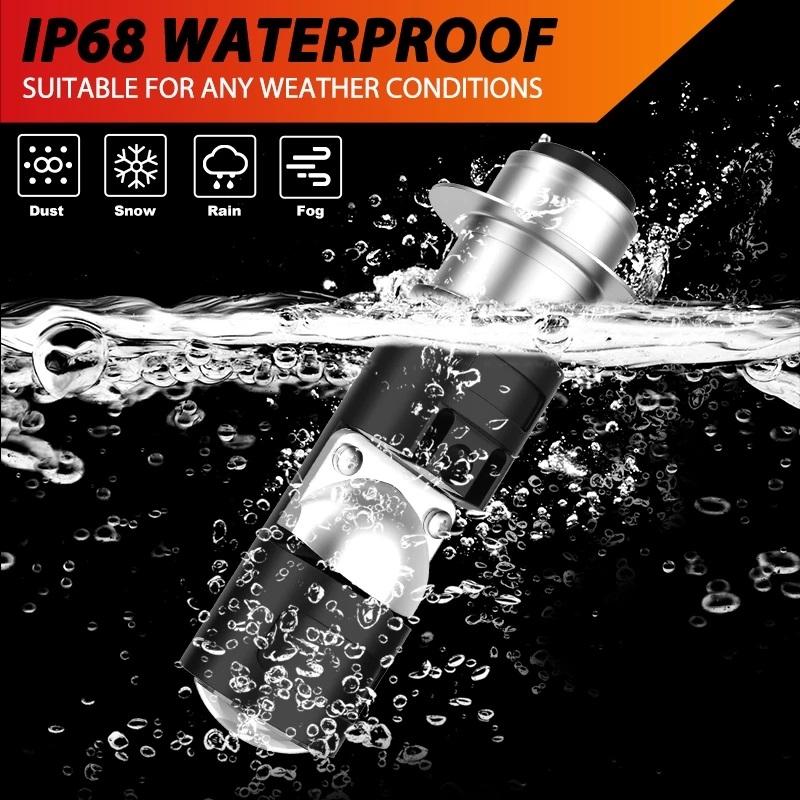 P15D T19 Motorcycle Headlight Led Bulbs 6000K Plug And Play Low Beam For Mio I 125 Motorbike Scooter