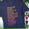 Rapper's Delight T-Shirt, The Sugarhill Gang, 80's Rap Buff T-Shirt Music Lover Gift, Girlfriend Wife Birthday Present, Boyfriend Husband