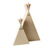 SET 2 ÉTAGÈRES MURALES TIPI - BOIS