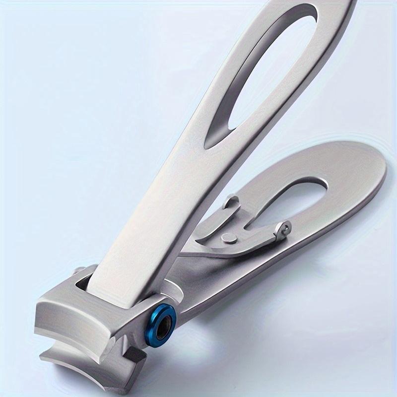 1pc Stainless Steel Nail Clippers - Sharp, Precise Edge for Fingernails & Toenails, Thick Nail Trimmer - Ideal for Manicure & Pedicure, Nail Trimmer