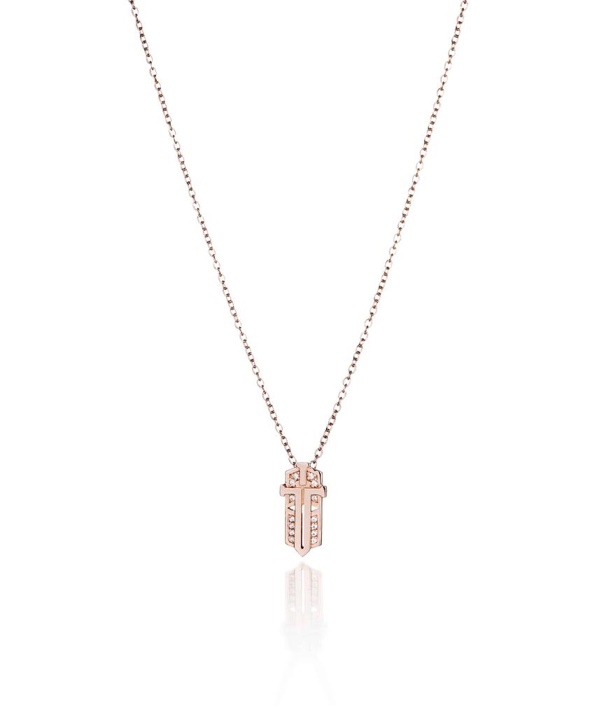 Trencadism Tm Necklace 14K Gold Necklace Tm_Necklace_Tmn15Sw