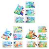 Ocean Animals Tail Cloth Book English Baby Early Education Tearable Sound Paper