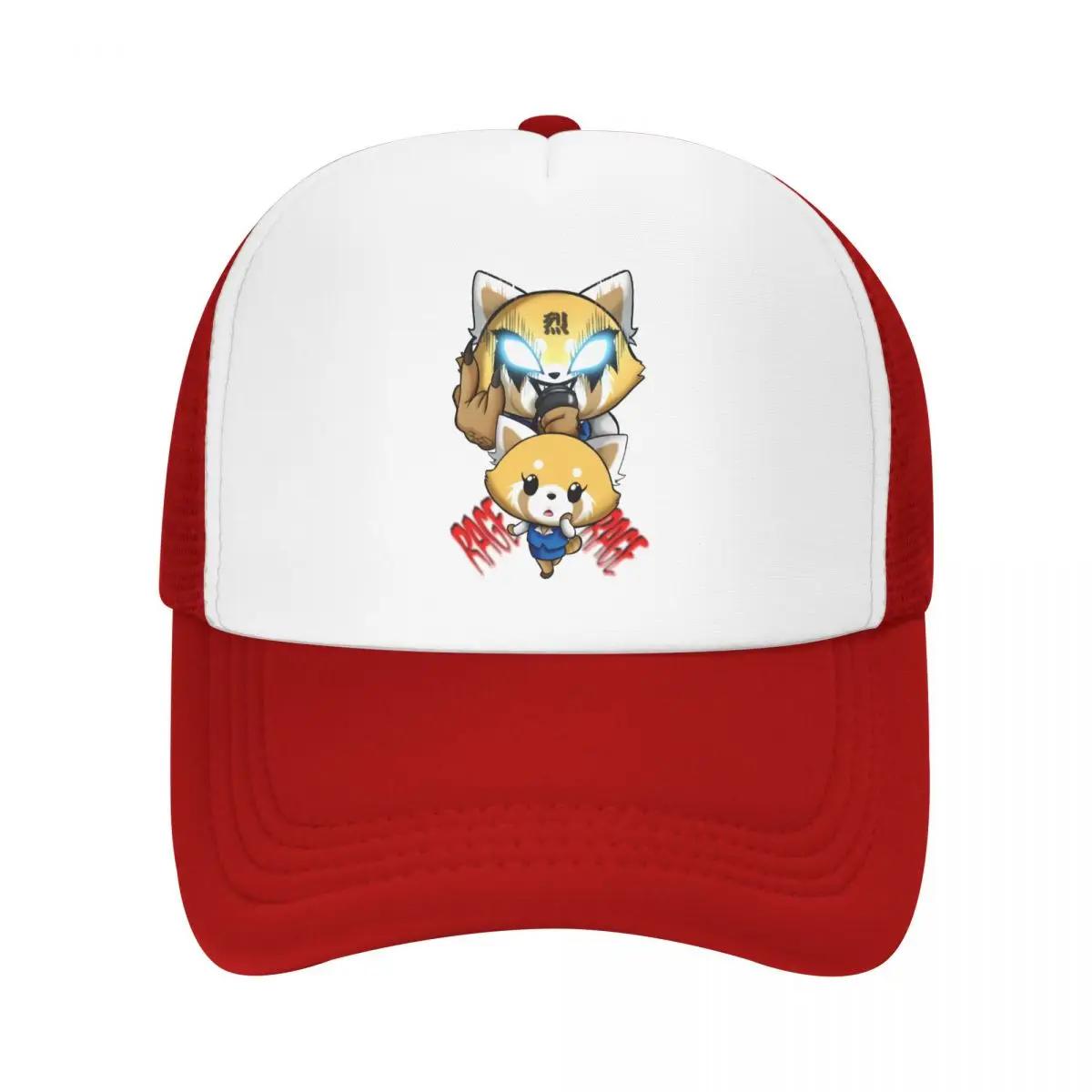 Custom Heavy Metal Aggretsuko Baseball Cap Sun Protection Unisexga Aggressive Retsuko Trucker Hat Autumn Personalized Dad Hat One Size