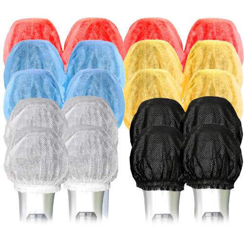 Disposable Nonwoven Microphone Covers for Lectures, Karaoke, and Other Microphones, 25 Pairs, 5-Color Mix, Windproof, and Individually Wrapped Antibac