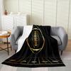 Rugby-Muster digital bedruckte Polyester-Schlafzimmer-Samt-Flanell-Decke Fleece-weiche Sofa-Überwurfdecken für Betten