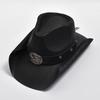 Nuovo Cappello Western da Cowboy Vintage da Uomo Intrecciato a Mano in Paglia Cappello da Sole da Spiaggia Cappello Jazz da Gentiluomo Cowgirl Sombrero Hombre