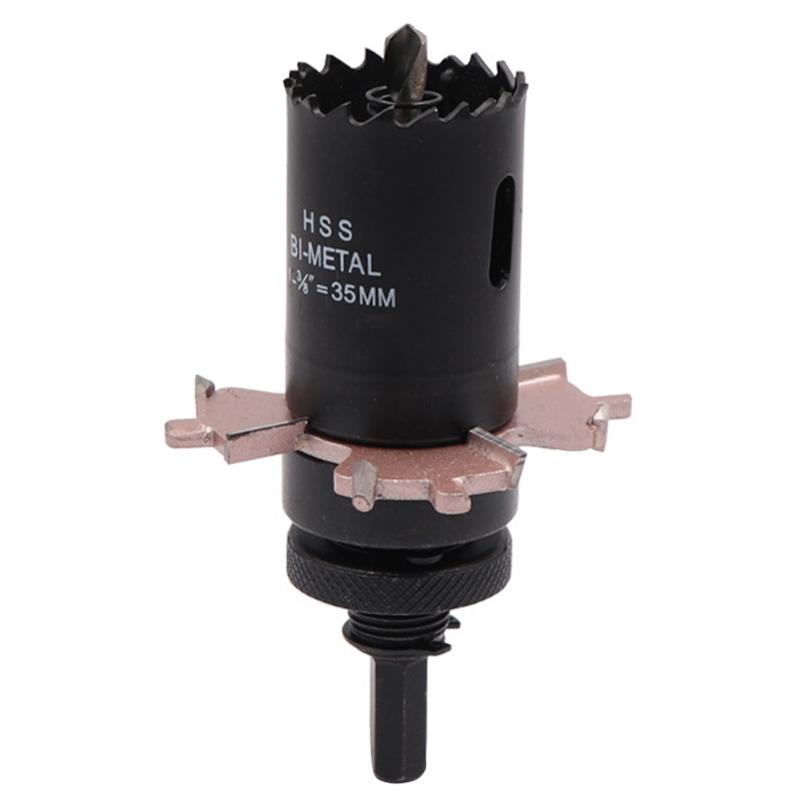 

Hole Saw Cutter H.S.S Drill Bit Woodworking Hole Cutter with High Precision Cutting Teeth for Downlight Gypsum Board