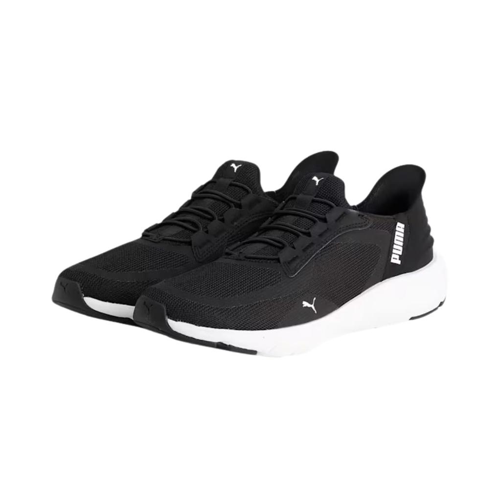 Tênis de corrida SOFTRIDE FLEX LACE EASE IN WIDE ALT unissex adulto 2025 cor PUMA branco cm [PUMA] primavera/verão preto/PUMA (01) 22,5