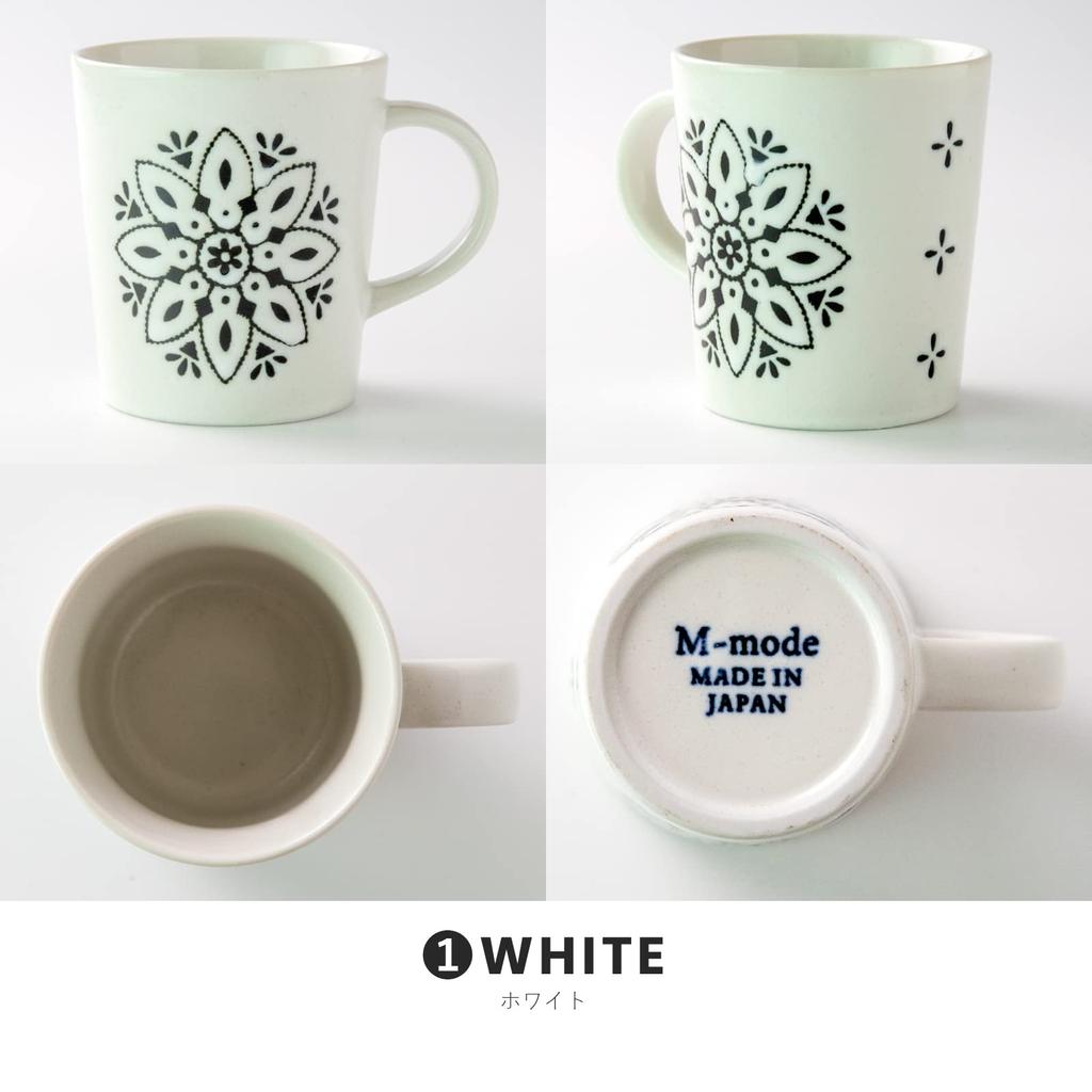Minoru Pottery Mino Ware Moroccan Mug White 8 X H8.5cm